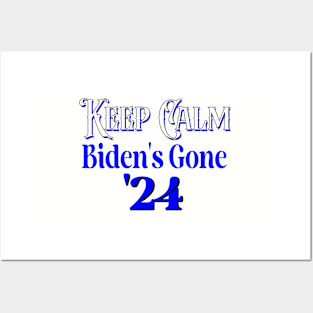 Keep Calm Biden's Gone '24 Design Posters and Art